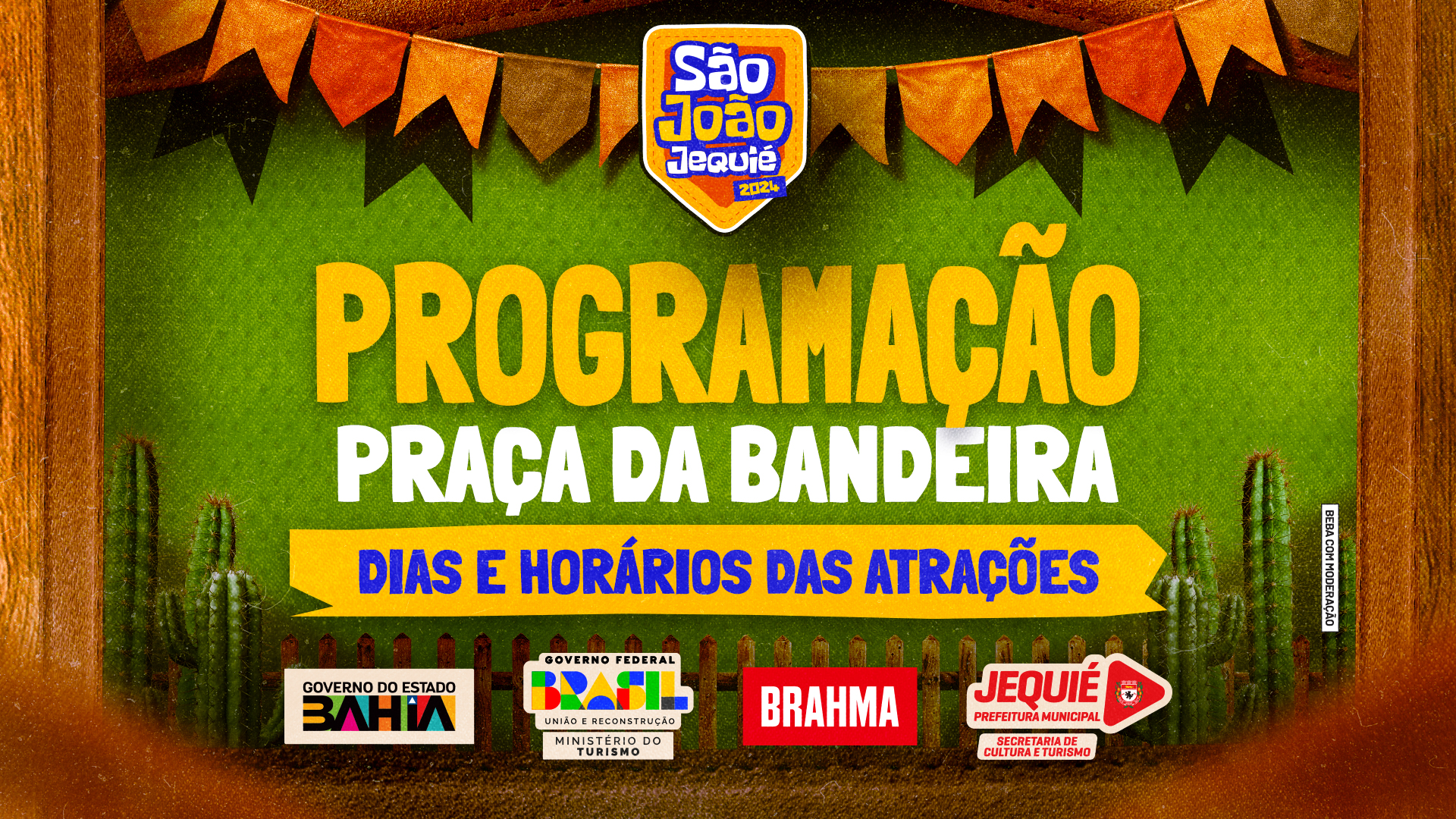 Prefeitura da Jequié divulga horário das atrações do São João da Praça da Bandeira